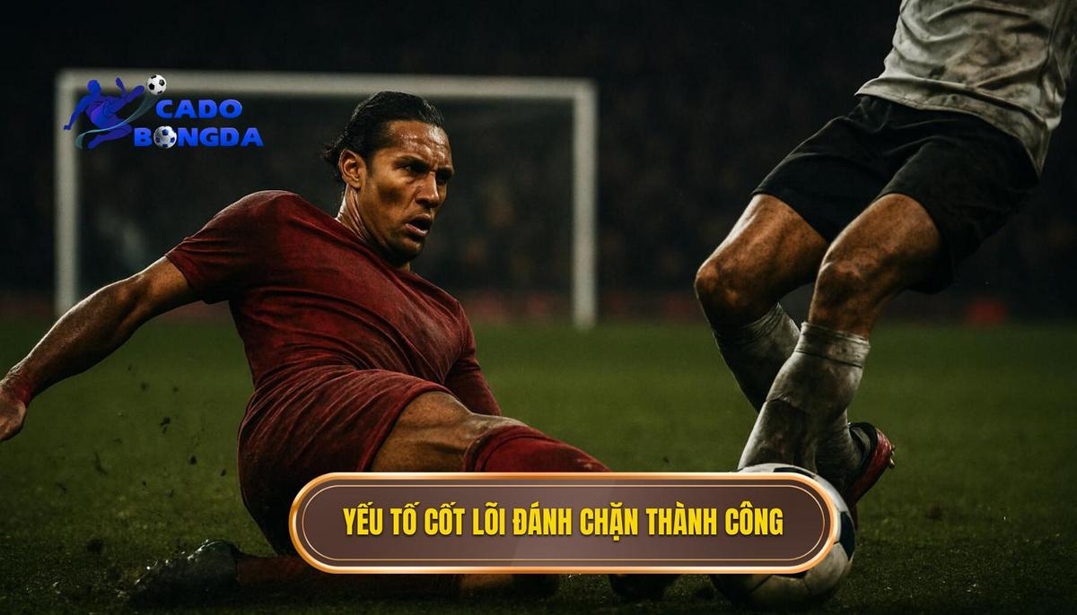 Phân Tích Chuyên Sâu Kỹ Thuật Đánh Chặn Bóng Trong Bóng Đá 2 Yếu Tố Cốt Lõi Tạo Nên Pha Đánh Chặn Thành Công