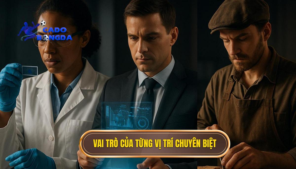 Phân tích vai trò chuyên biệt của từng vị trí