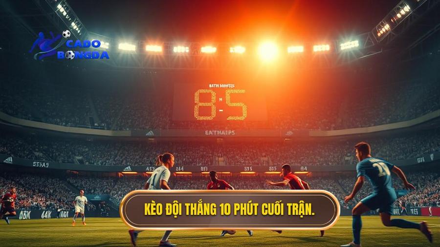 Kèo đội thắng 10 phút cuối trận.