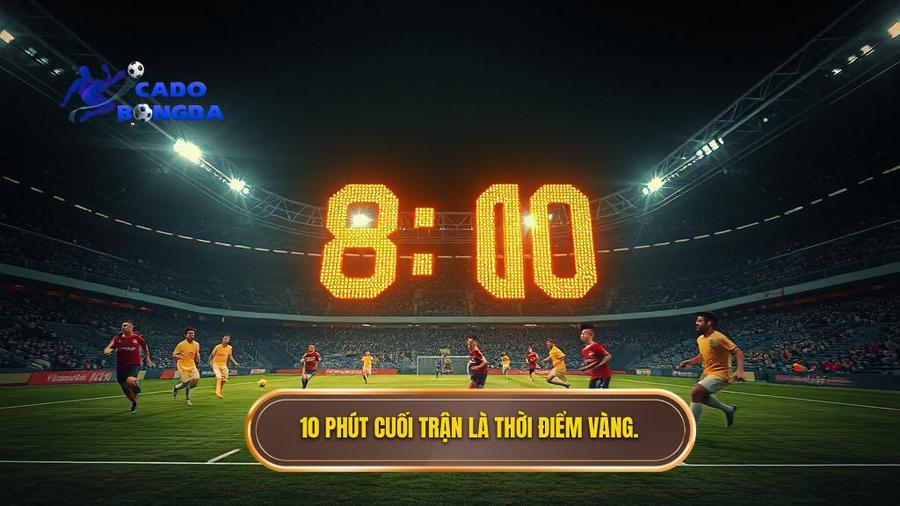 10 phút cuối trận là thời điểm vàng.