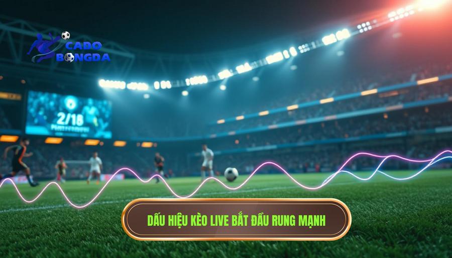 Dấu hiệu nhận biết thời điểm kèo live bắt đầu rung mạnh