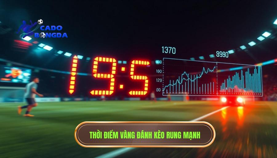 Phân tích các thời điểm vàng để đánh kèo rung mạnh theo từng phút